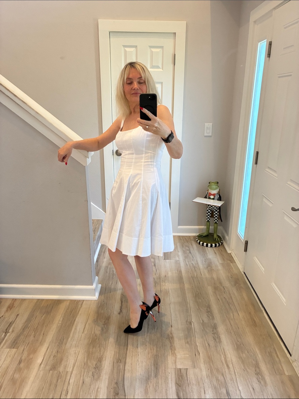 Red Valentino Fox Heel Pump